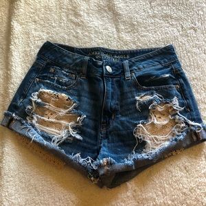 American Eagle High-Rise Festival Jean Shorts